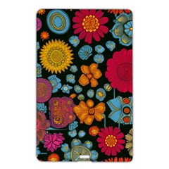 Mid Century Retro Floral 1970s 1960s Pattern 77 Name Card Style Usb Flash Drive by violetheavensky