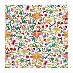 Owen Jones Chinese Ornamental Pattern Lotus Flowers And Vine Medium Glasses Cloth (2 Sides) by Pixelchicken
