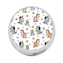 Bluey, Bluey Merch, Bluey Pattern, Bluey Bluey, Bingo, Bluey Design, Bluey Dog 4-port Usb Hub (two Sides) by avitendut