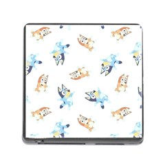 Bluey, Bluey Merch, Bluey Pattern, Bluey Bluey, Bingo, Bluey Design, Bluey Dog Memory Card Reader (square 5 Slot) by avitendut