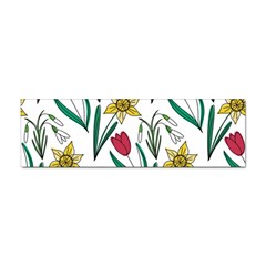 Flowers Bloom Pattern Spring Sticker Bumper (10 Pack) by Tsamara