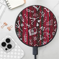 Abstract Pattern Background Wireless Fast Charger(black) by Tsamara