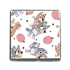 Bluey, Bluey Merch, Bluey Pattern, Bluey Bluey, Bingo, Bluey Design, Bluey Dog Memory Card Reader (square 5 Slot) by avitendut