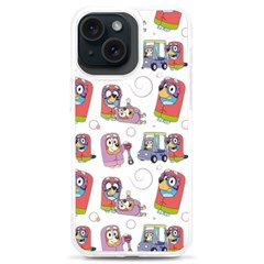Bluey, Bluey Merch, Bluey Pattern, Bluey Bluey, Bingo, Bluey Design, Bluey Dog Iphone 15 Plus Tpu Uv Print Case by avitendut