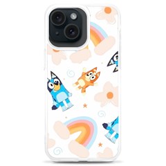 Bluey, Bluey Merch, Bluey Pattern, Bluey Bluey, Bingo, Bluey Design, Bluey Dog Iphone 15 Plus Tpu Uv Print Case by avitendut