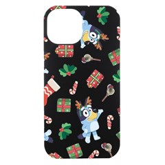Bluey, Bluey Merch, Bluey Pattern, Bluey Bluey, Bingo, Bluey Design, Bluey Dog Iphone 15 Black Uv Print Pc Hardshell Case by avitendut