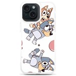 Bluey, Bluey merch, Bluey pattern, Bluey Bluey, bingo, Bluey design, bluey dog iPhone 15 Plus TPU UV Print Case Front