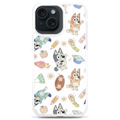 Bluey, Bluey Merch, Bluey Pattern, Bluey Bluey, Bingo, Bluey Design, Bluey Dog Iphone 15 Plus Tpu Uv Print Case by avitendut