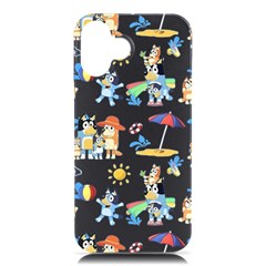 Bluey, Bluey Merch, Bluey Pattern, Bluey Bluey, Bingo, Bluey Design, Bluey Dog Iphone 16 Plus Black Uv Print Pc Hardshell Case by avitendut