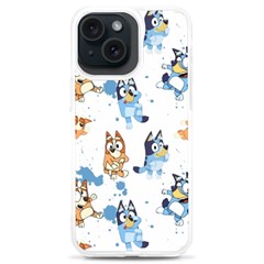 Bluey, Bluey Merch, Bluey Pattern, Bluey Bluey, Bingo, Bluey Design, Bluey Dog Iphone 15 Plus Tpu Uv Print Case by avitendut