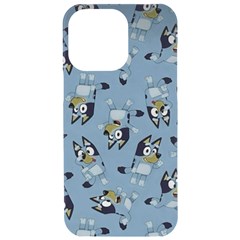 Bluey, Bluey Merch, Bluey Pattern, Bluey Bluey, Bingo, Bluey Design, Bluey Dog Iphone 15 Pro Max Black Uv Print Pc Hardshell Case by avitendut
