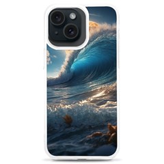 Ocean Sea Waves Iphone 15 Plus Tpu Uv Print Case by Anend