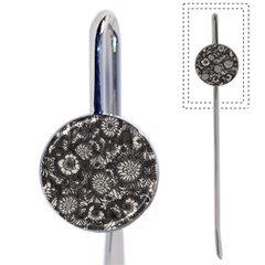 Mid Century Retro Floral 1970s 1960s Pattern 71 Book Mark by violetheavensky