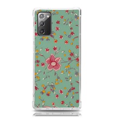 Mid Century Retro Floral 1970s 1960s Pattern 79 Samsung Galaxy Note 20 Tpu Uv Case by violetheavensky
