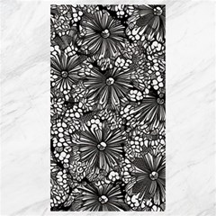 Mid Century Retro Floral 1970s 1960s Pattern 73 Canvas 40  X 72  by violetheavensky