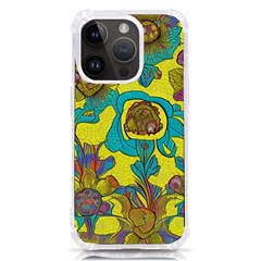 Mid Century Retro Floral 1970s 1960s Pattern 60 Iphone 14 Pro Tpu Uv Print Case by violetheavensky