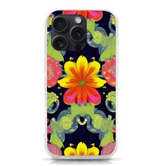 Mid Century Retro Floral 1970s 1960s Pattern 54 Iphone 15 Pro Tpu Uv Print Case by violetheavensky