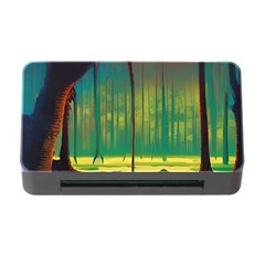 Nature Swamp Water Sunset Spooky Night Reflections Bayou Lake Memory Card Reader With Cf by Posterlux