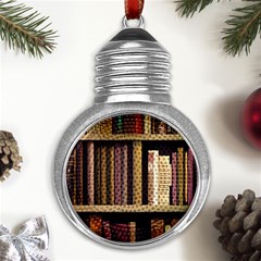Books Bookshelves Office Fantasy Background Artwork Book Cover Apothecary Book Nook Literature Libra Metal Light Bulb Shape Ornament by Posterlux