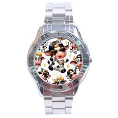 Dancing Cow Watches Stainless Steel Analogue Watch by thatfashion