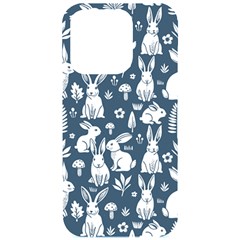 Easter Bunny Pattern Iphone 15 Pro Black Uv Print Pc Hardshell Case by Valentinaart