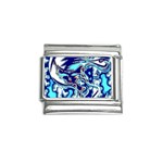 Trippy Dippy Bears Blue Dancing Greatful Dead Skull Steal Your Face Italian Charm (9mm) Front