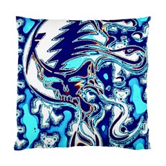 Trippy Dippy Bears Blue Dancing Greatful Dead Skull Steal Your Face Standard Cushion Case (one Side) by Salmanaz77