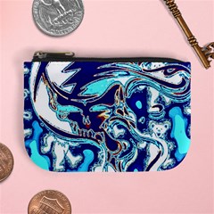 Trippy Dippy Bears Blue Dancing Greatful Dead Skull Steal Your Face Mini Coin Purse by Salmanaz77